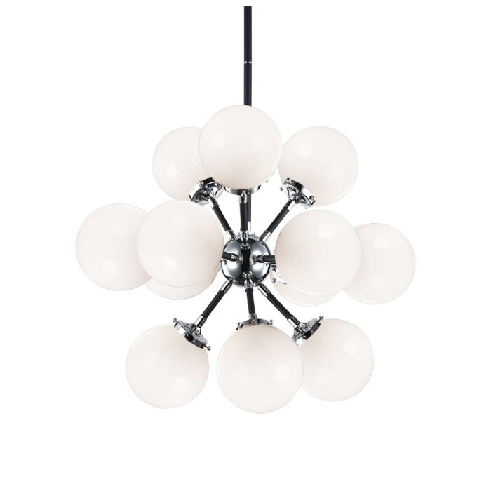 Matteo Soleil 12 Light Chandelier In Chrome
