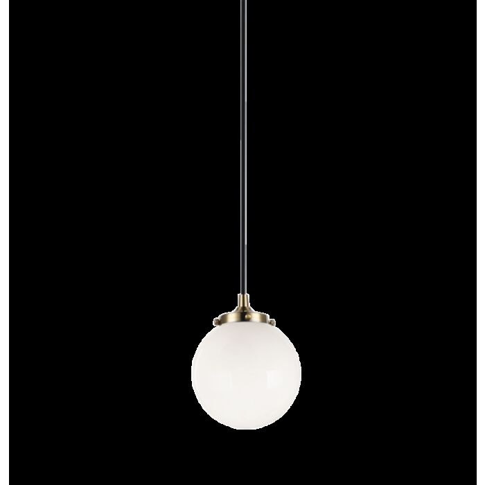 Matteo The Bougie 1 Light Pendant Light In Aged Gold Brass