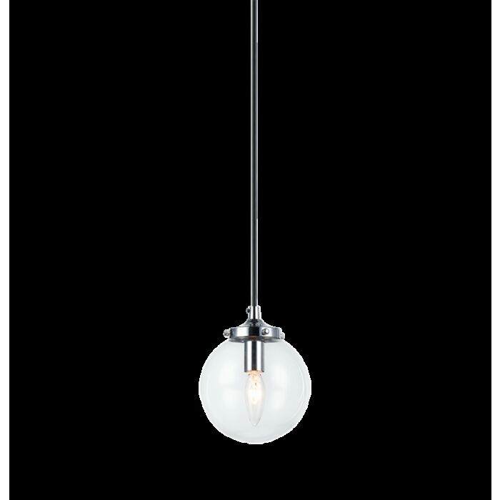 Matteo The Bougie 1 Light Pendant Light In Chrome