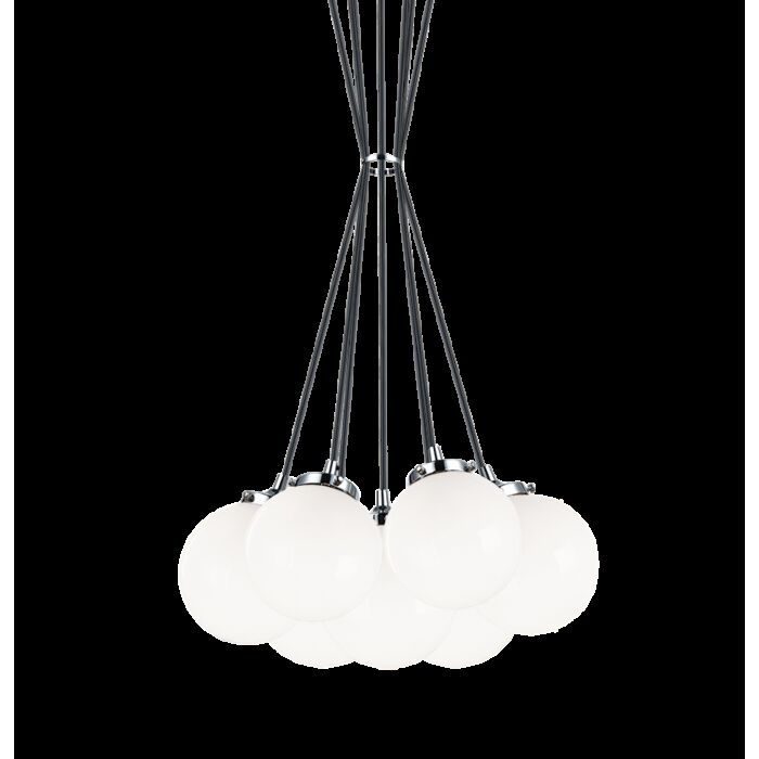 Matteo The Bougie 7 Light Pendant Light In Chrome