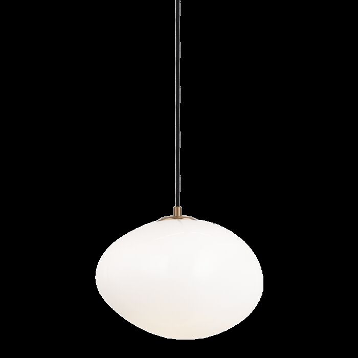 Matteo Melotte 1 Light Chandelier In Aged Gold Brass