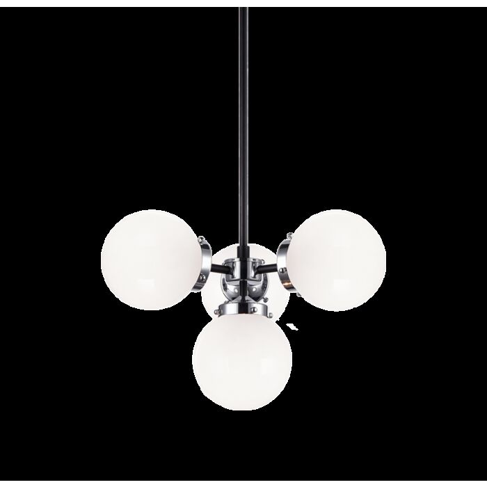 Matteo Maru 4 Light Pendant Light In Chrome