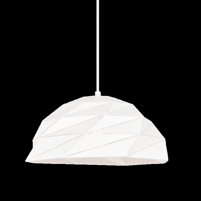Matteo Riku 1 Light Pendant Light In White
