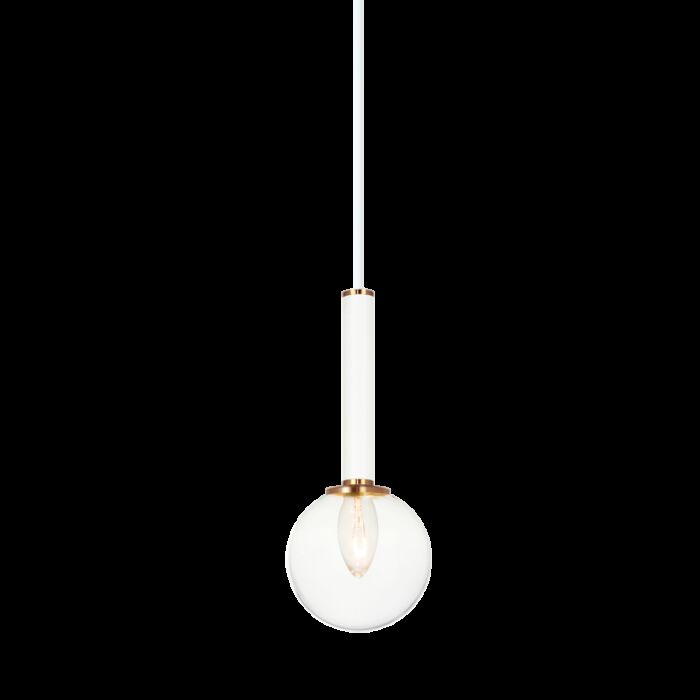Matteo Stellar 1 Light Pendant Light In Aged Gold Brass