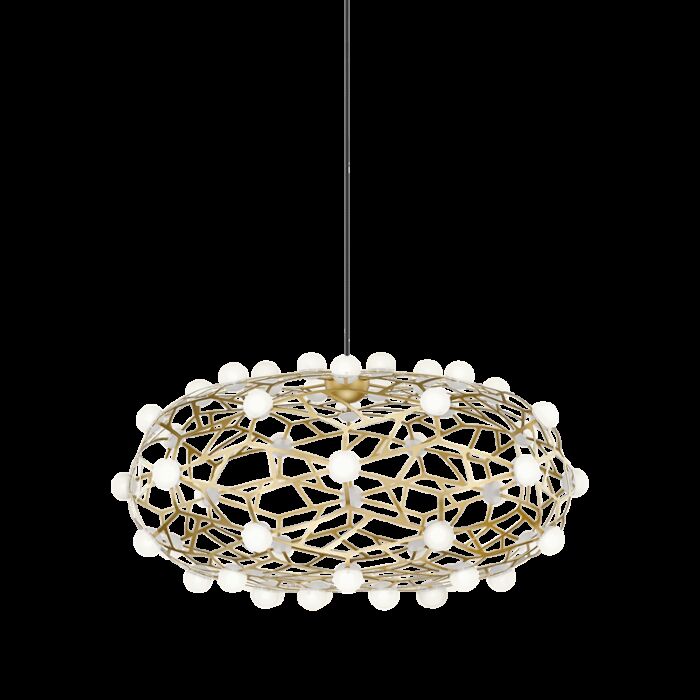 Matteo Coral 56 Light Chandelier In Gold