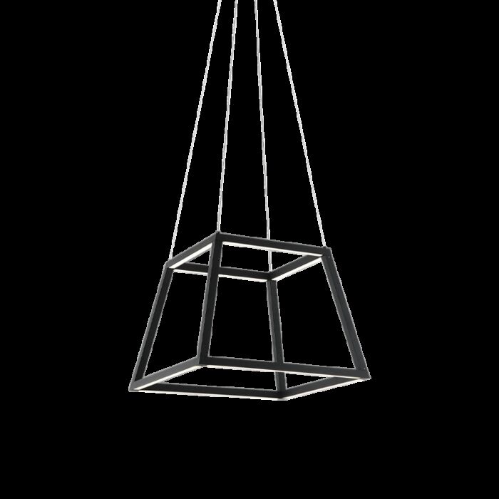 Matteo Carlington 1 Light Chandelier In Matte Black