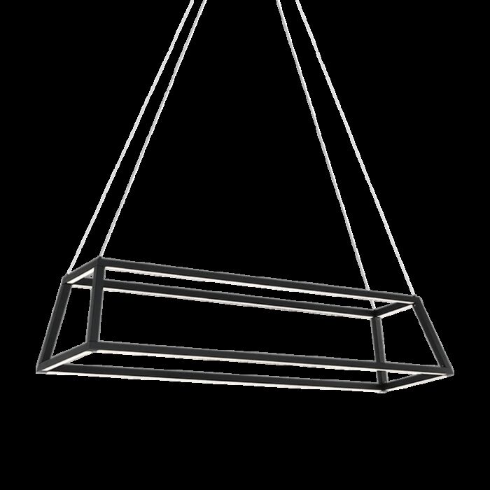 Matteo Carlington 1 Light Chandelier In Matte Black