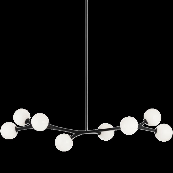 Matteo Rami 8 Light Chandelier In Black