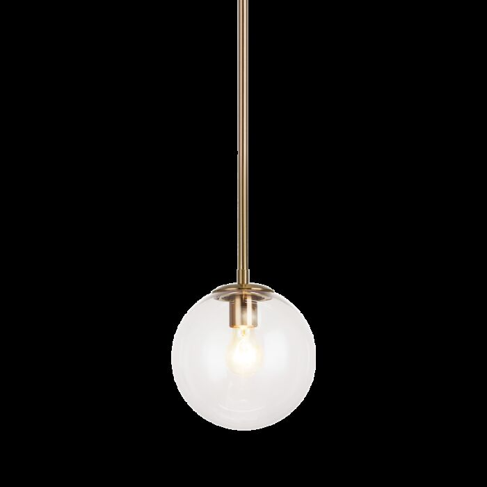 Matteo Novo 1 Light Chandelier In Aged Gold Brass