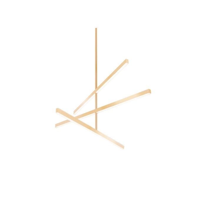 Kuzco Vega LED Contemporary Chandelier in Gold