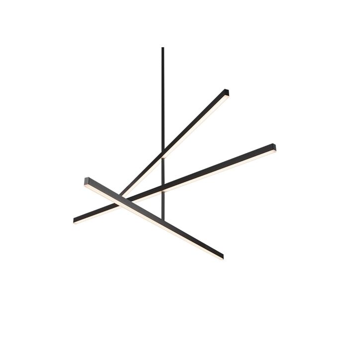 Kuzco Vega LED Contemporary Chandelier in Black