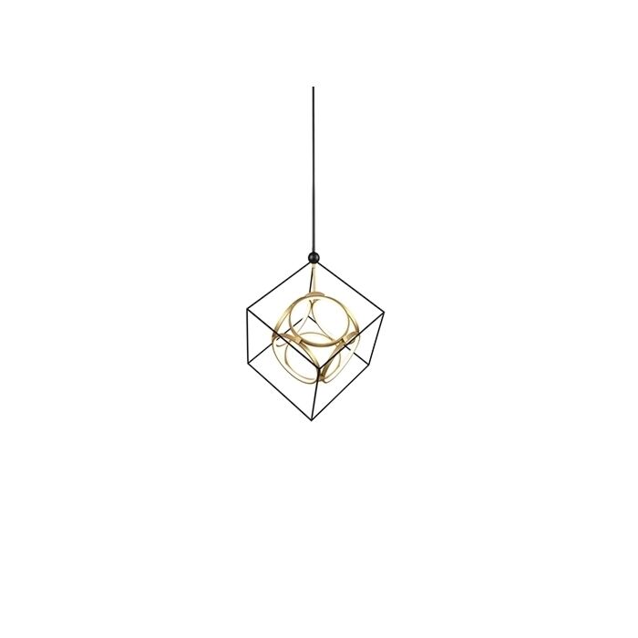 Kuzco Monza LED Contemporary Chandelier in Brass