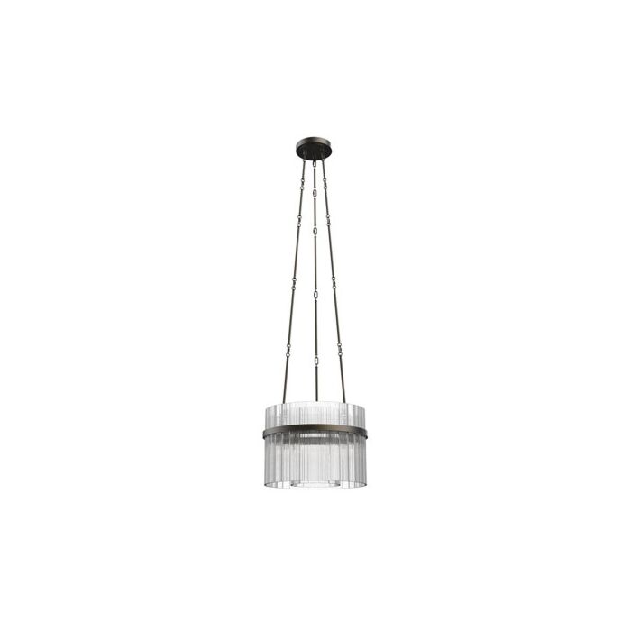 Alora Carlisle 8 Light Chandelier in Urban Bronze