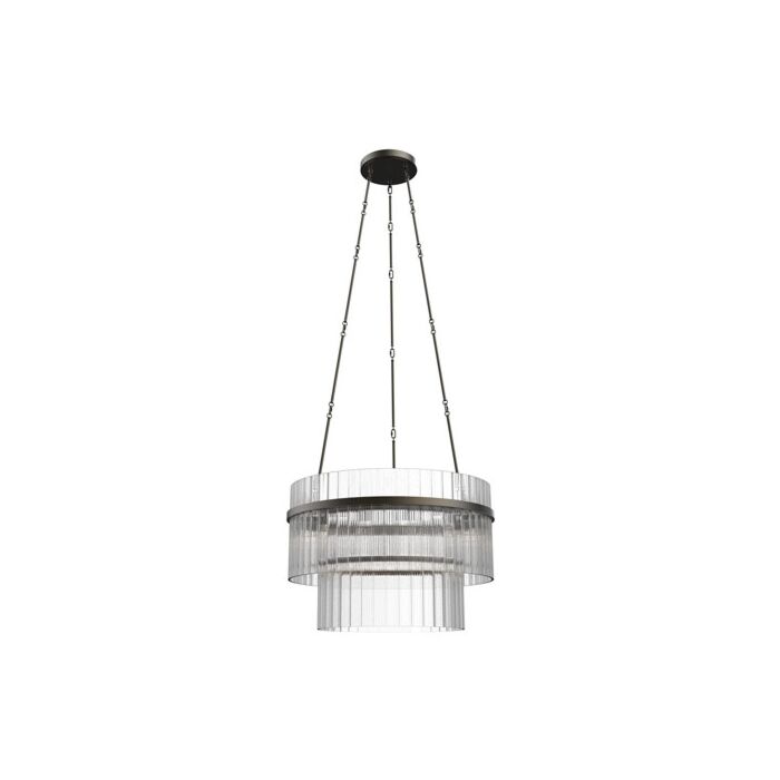 Alora Carlisle 20 Light Chandelier in Urban Bronze
