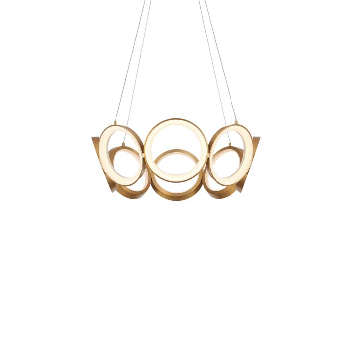 Kuzco Oros LED Contemporary Chandelier in Brass
