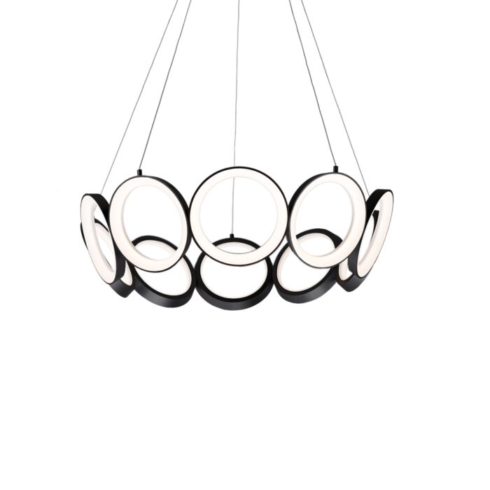 Kuzco Oros LED Contemporary Chandelier in Black