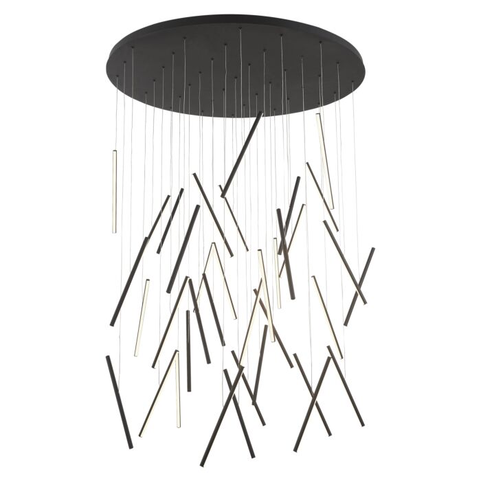 Kuzco Chute LED Pendant Light in Black