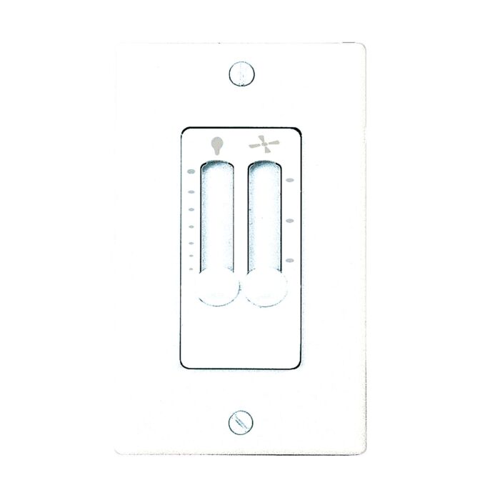 Craftmade 4 Speed Fan Control with Faceplate in White