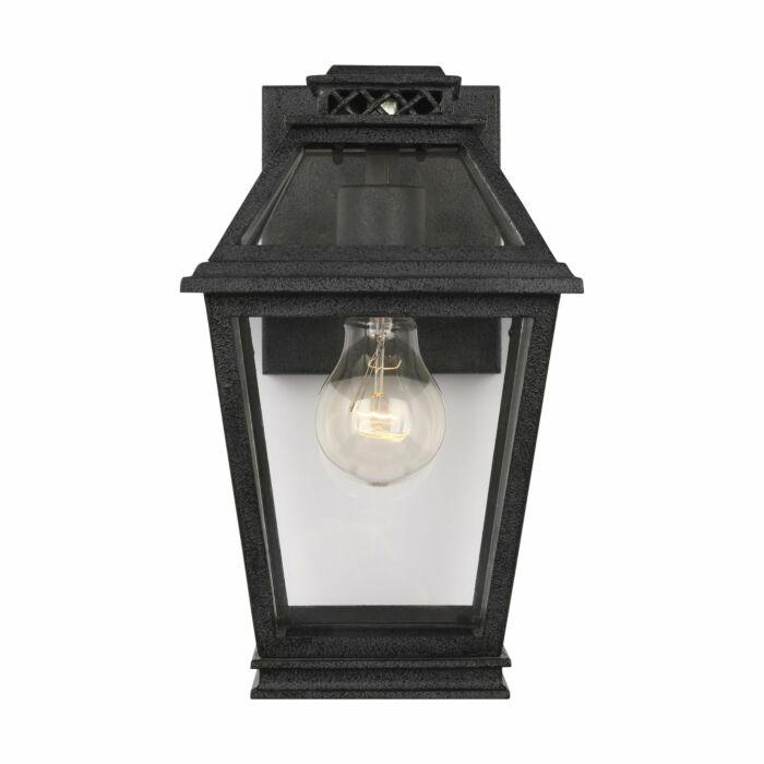 Falmouth Outdoor Wall Light in Dark Weathered Zinc by Chapman & Myers