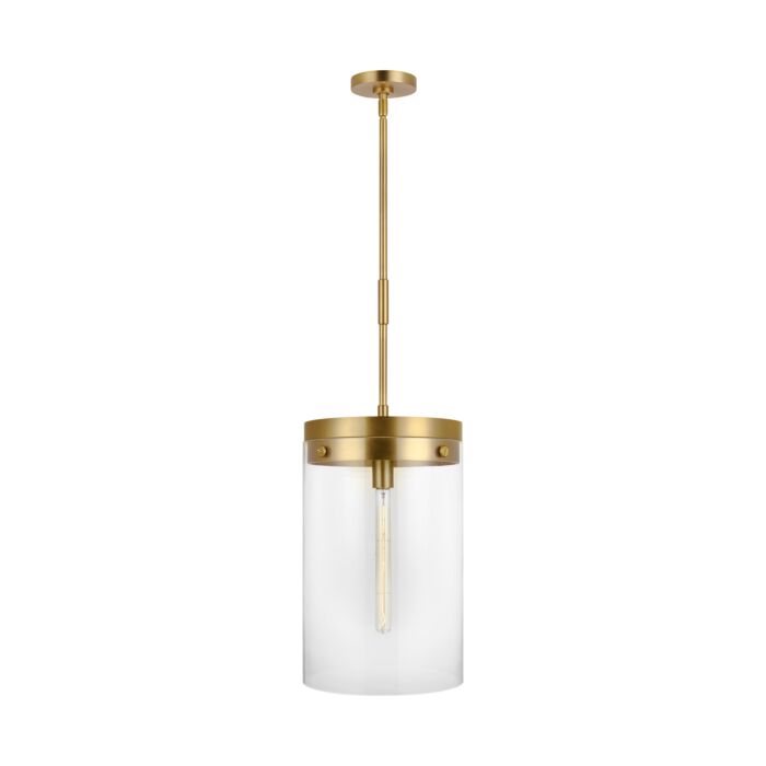 Garrett Pendant Light in Burnished Brass by Chapman & Myers