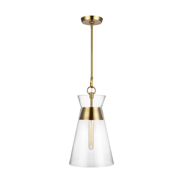 Atlantic Pendant Light in Burnished Brass by Chapman & Myers