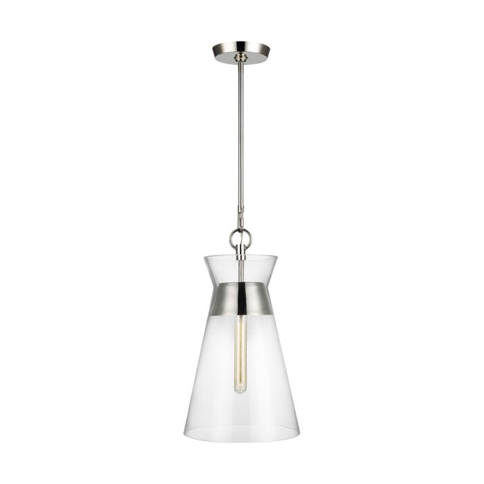 Atlantic Pendant Light in Polished Nickel by Chapman & Myers