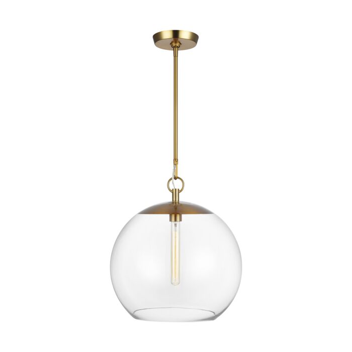 Atlantic Pendant Light in Burnished Brass by Chapman & Myers