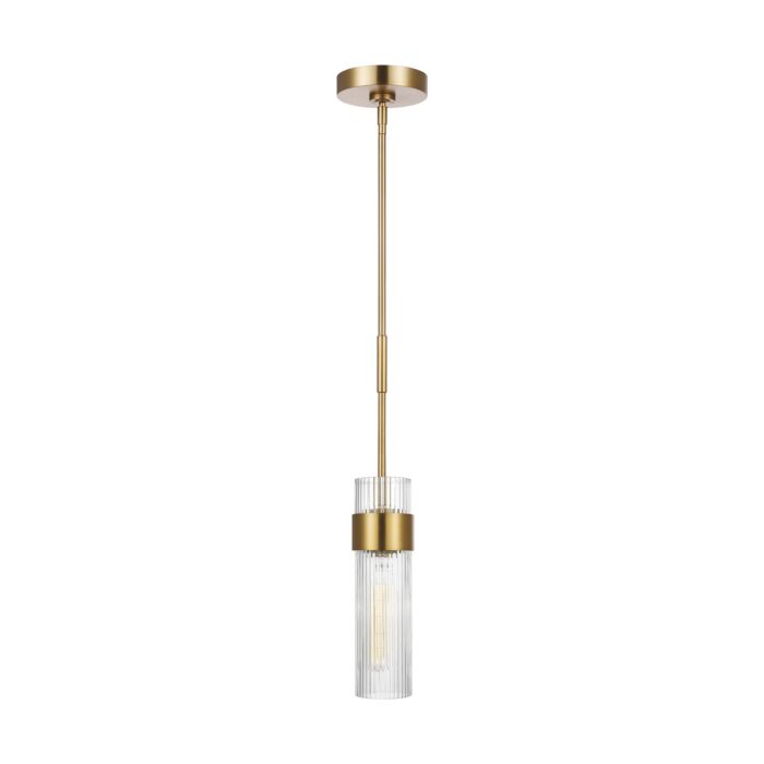 Geneva Pendant Light in Burnished Brass by Chapman & Myers