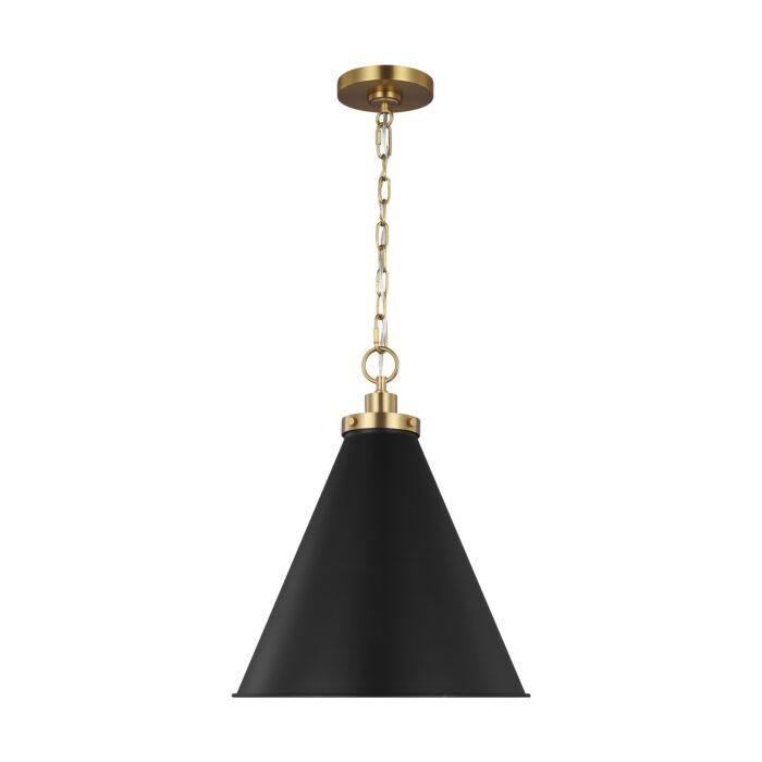 Wellfleet Pendant Light in Midnight Black by Chapman & Myers