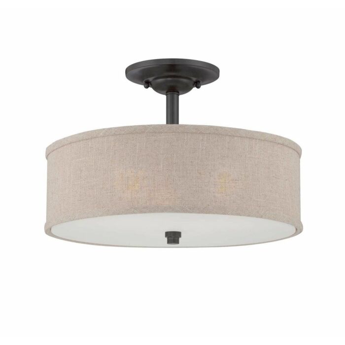 Quoizel Cloverdale Ceiling Light in Mottled Cocoa
