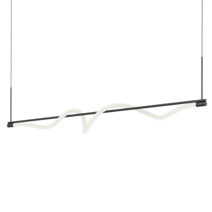 Kuzco Cursive LED Pendant Light in Black