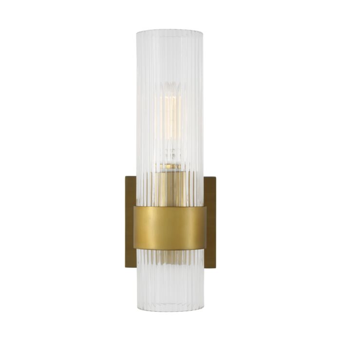Geneva Bathroom Vanity Light in Burnished Brass by Chapman & Myers
