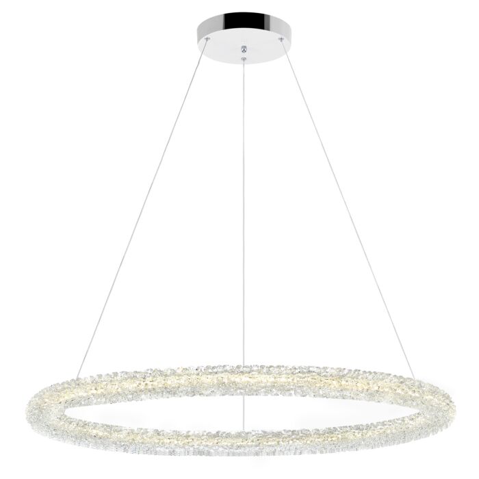 CWI Arielle LED Chandelier With Chrome Finish