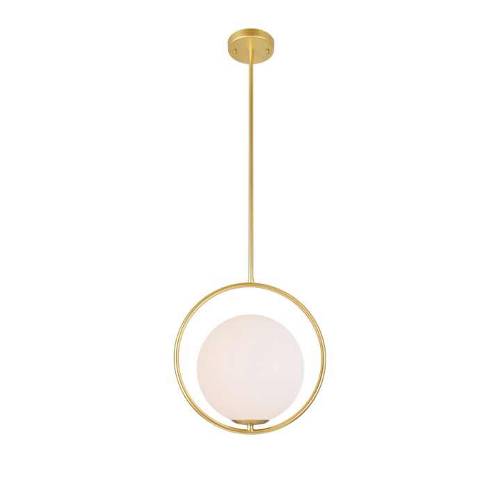 CWI Celeste 1 Light Mini Pendant With Medallion Gold Finish