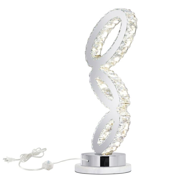 CWI Balanced LED Table Lamp With Chrome Finish