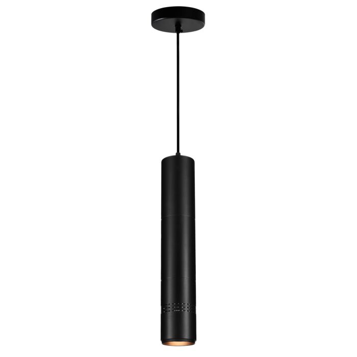 CWI Stowe LED Down Mini Pendant With Black Finish