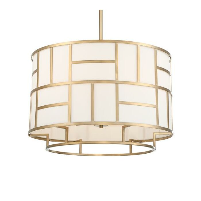 Libby Langdon for Crystorama Danielson 17 Inch Chandelier in Vibrant Gold