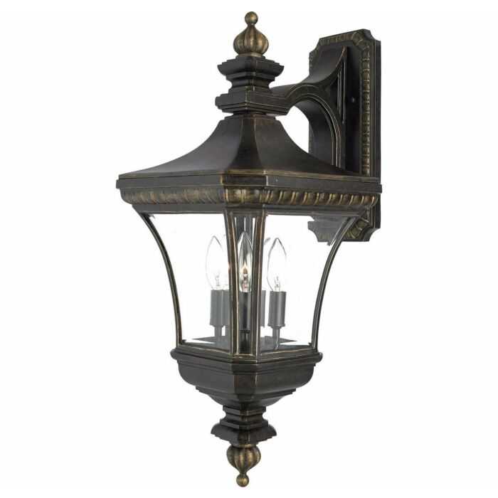 Quoizel Devon 3 Light 11 Inch Outdoor Wall Light in Imperial Bronze