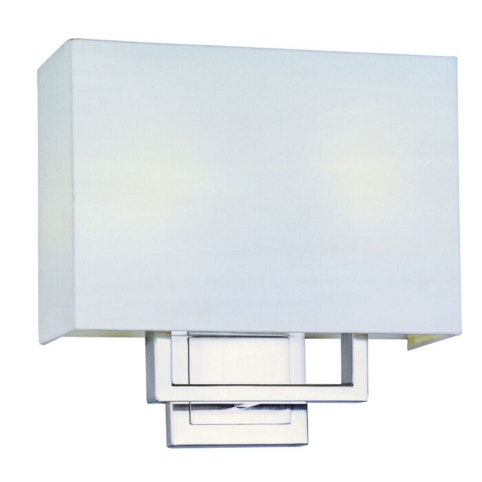 ET2 Edinburgh LED 11.5 Inch 4 Light White Glass Wall Sconce in Satin Nickel