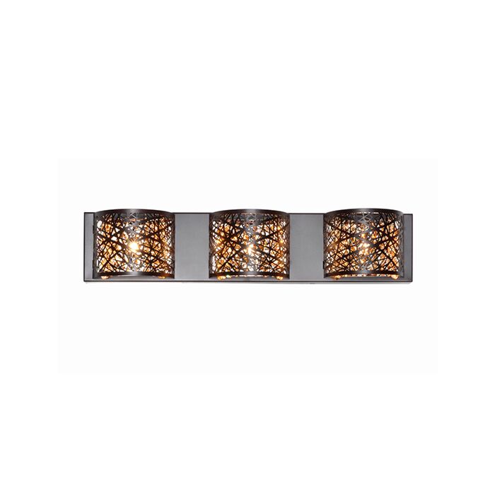 ET2 Inca LED 4 Inch Bronze Flush Mount in Cognac Finish