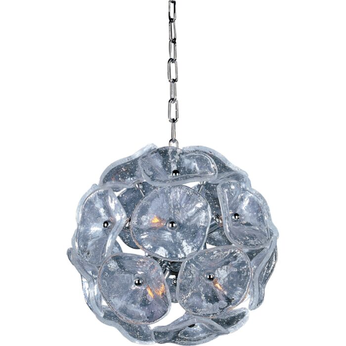 ET2 Fiori 8 Light Pendant, Polished Chrome