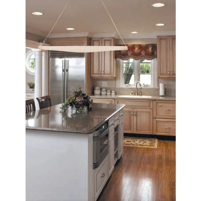 ET2 Krisp Fluorescent Island Light in Polished Chrome