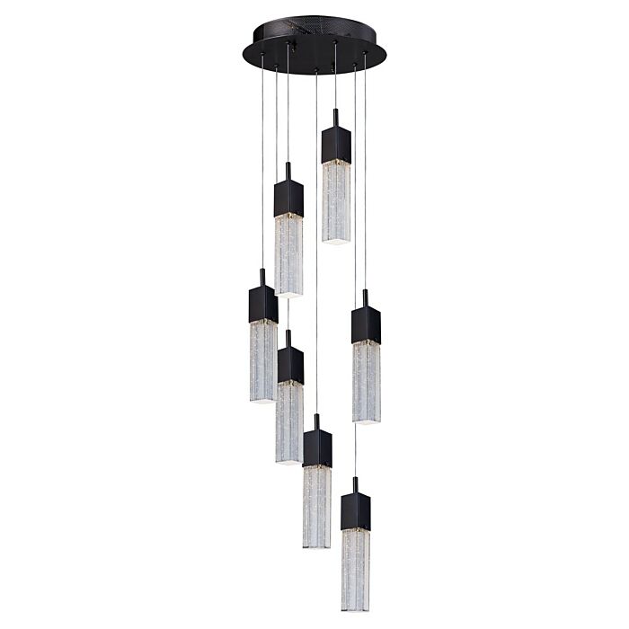 ET2 Fizz III 13.5 Inch 7 Light Pendant in Bronze