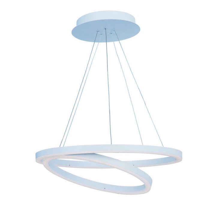 ET2 Cirque 23.75 Inch Pendant in Matte White