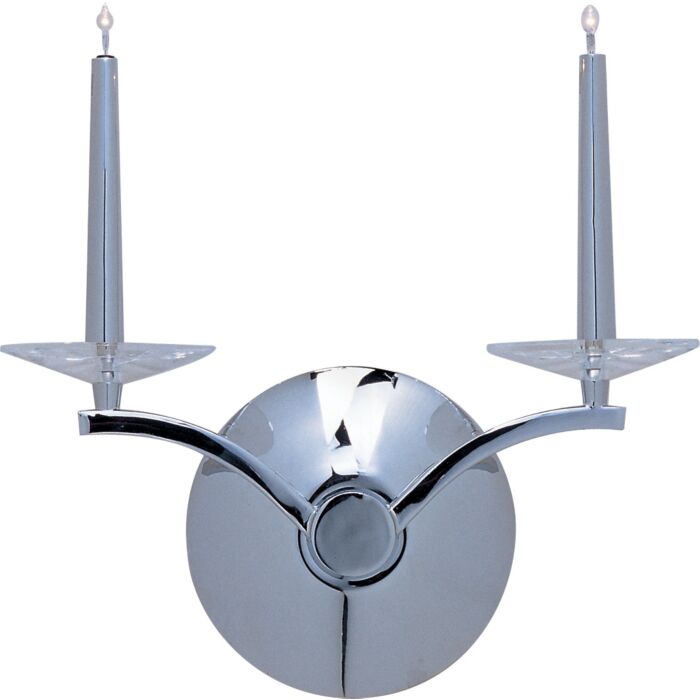 ET2 Circolo 2 Light Wall Light, Polished Chrome