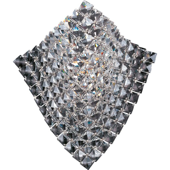 ET2 Wave 1 Light Xenon Wall Light, Polished Chrome