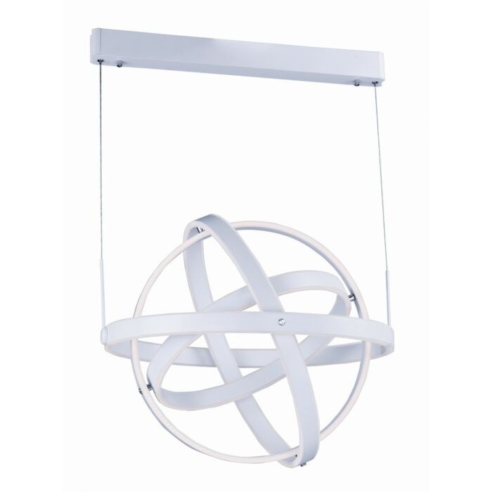 ET2 Gyro LED 25.75 Inch 6 Light Pendant in Matte White