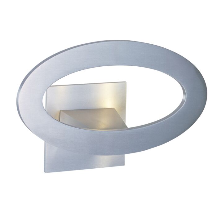 ET2 Alumilux 7 Light Wall Sconce in Satin Aluminum