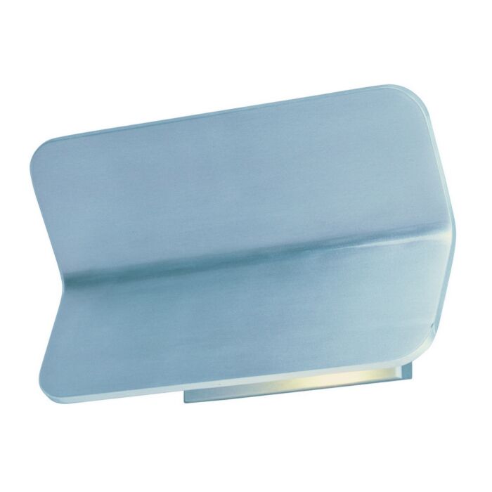 ET2 Alumilux AL 4.75 Inch 2 Light Wall Sconce in Satin Aluminum