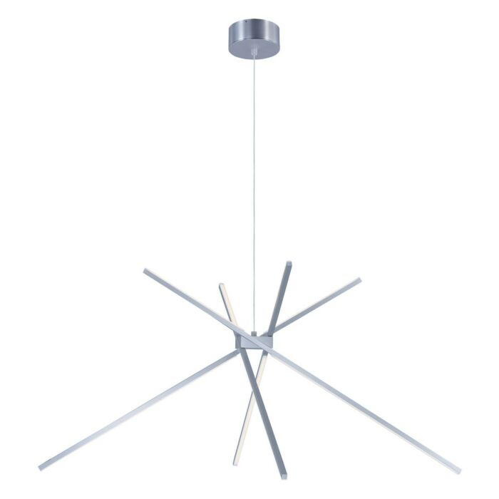 ET2 Alumilux AL 44.5 Inch 4 Light Pendant in Satin Aluminum